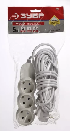 Удлинители электрические М500 3 гнезда серия МАСТЕР купить в Кургане