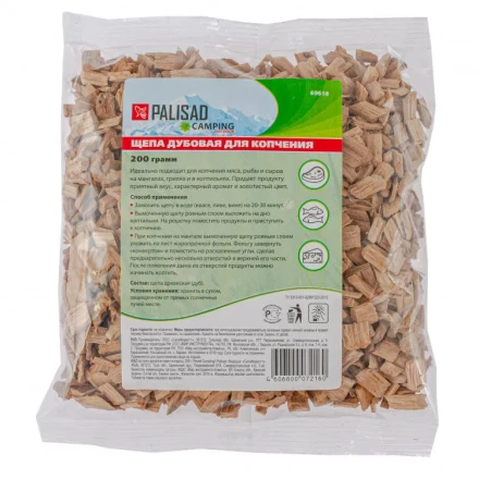 Щепа дубовая для копчения 200 гр Camping Palisad 69618 купить в Кургане