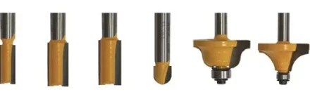 Набор фрез для декоративного применения хвостовик 8 мм 6 штук 46611 купить в Кургане