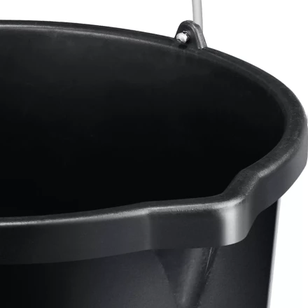 ЗУБР 16 л, ударопрочный пластик, с носиком, строительное ведро (06093-16) купить в Кургане