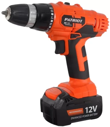 Аккумуляторная дрель -шуруповерт BR 120 PATRIOT купить в Кургане