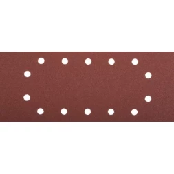 Лист шлифовальный ЗУБР &quot;МАСТЕР&quot;, 14 отверстий, для ПШМ на зажимах, Р120, 115х280мм, 5шт 35594-120