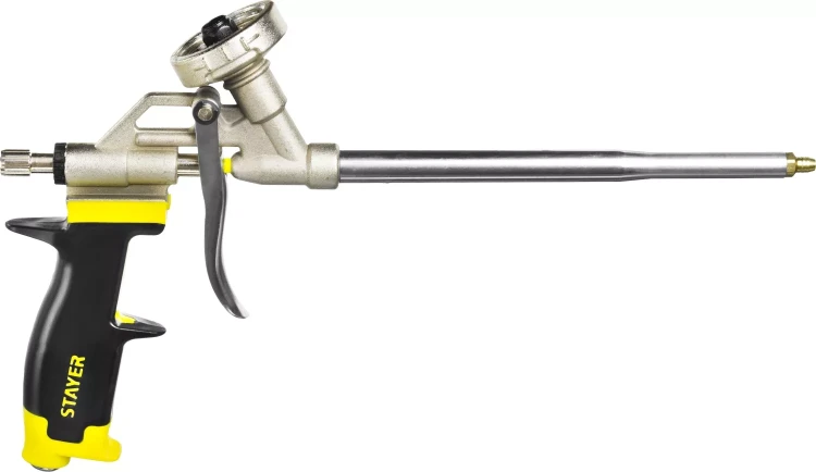 Пистолет "PROGun" для монтажной пены, металлический корпус, STAYER Professional 06861_z01 купить в Кургане