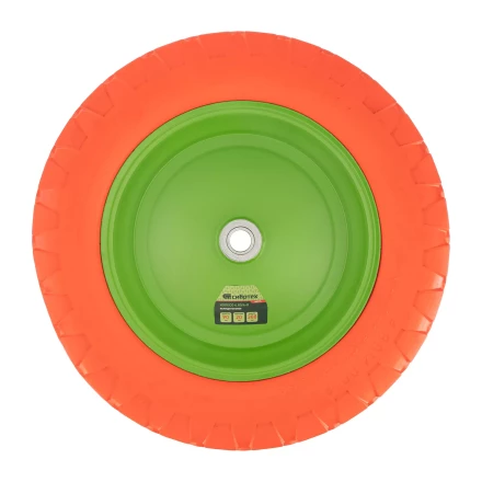 Колесо полиуретановое Сибртех 4.80/4-8, длина оси 90 мм, подшипник 20 мм 689775 купить в Кургане
