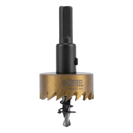 Коронка по металлу HSS, 30 мм, нитридтитановое покрытие Denzel 724108 купить в Кургане