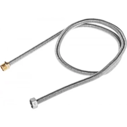 Подводка ЗУБР &quot;ЭКСПЕРТ&quot; сильфонная из нержавеющей стали, для воды, г/ш  (гайка-штуцер), 1/2&quot;, 1,2м 51011-G/S-120 купить в Кургане