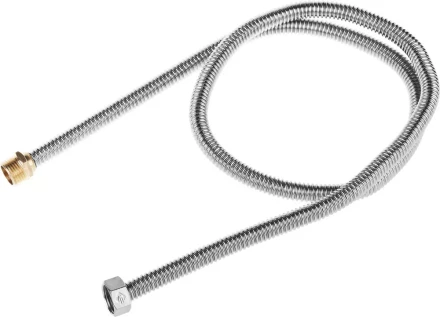 Подводка ЗУБР &quot;ЭКСПЕРТ&quot; сильфонная из нержавеющей стали, для воды, г/ш  (гайка-штуцер), 1/2&quot;, 1,2м 51011-G/S-120 купить в Кургане