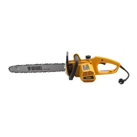 Пила цепная электрическая Denzel EDS-2200P, 2.2 кВт,поперечная, шина 45 см, шаг 3/8, паз 1.3 мм, 63 звена 95617 купить в Кургане