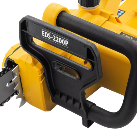 Пила цепная электрическая Denzel EDS-2200P, 2.2 кВт,поперечная, шина 45 см, шаг 3/8, паз 1.3 мм, 63 звена 95617 купить в Кургане