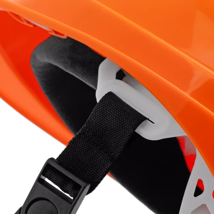 Каска защитная ударопрочная Denzel 89206, ABS/PC, плавная регулировка, модель «Форвард» (К-05),оранж. купить в Кургане