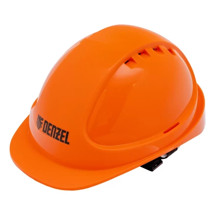 Каска защитная ударопрочная Denzel 89206, ABS/PC, плавная регулировка, модель «Форвард» (К-05),оранж. купить в Кургане