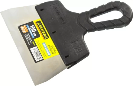 Шпатель STAYER &quot;PROFESSIONAL&quot; фасадный нержавеющий, с пластмассовой ручкой, 150мм 1008-15 купить в Кургане