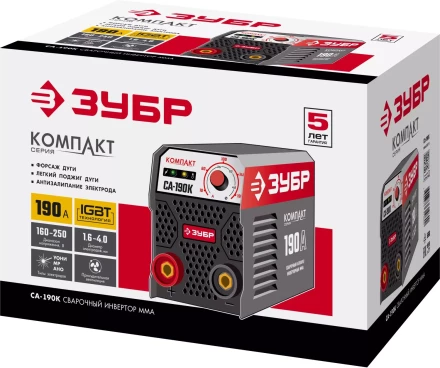 Сварочный инвертор ММА СА-190К серия МАСТЕР купить в Кургане