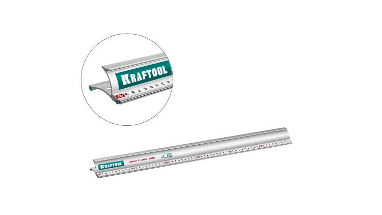Усиленная линейка c направляющей KRAFTOOL 34275-60 купить в Кургане