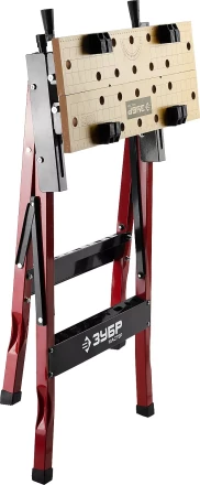 Верстак столярный ЗУБР &quot;МАСТЕР&quot; складной, 605х635х805 мм 38726 купить в Кургане