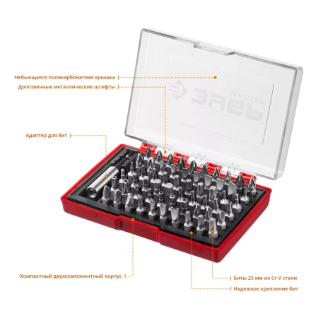 Набор бит серия МАСТЕР купить в Кургане