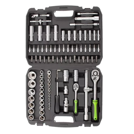 Набор инструмента 94 предмета, 1/2&quot;, 1/4&quot; Сибртех 13499 купить в Кургане