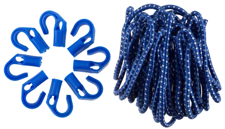 Шнур резиновый крепежный ЗУБР d 8 мм 10 м 8 переставных крюков 40511 купить в Кургане