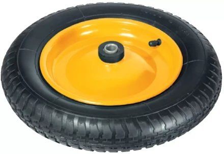 Колесо пневматическое 3.00-8 D360 мм подш. внут. диам. 16мм длина оси 92мм  PALISAD 68940 купить в Кургане