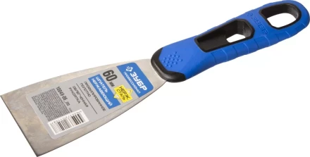 Шпатель ЗУБР "ПРОФЕССИОНАЛ" профилированное нержавеющее полотно, 2к ручка, 60мм 10049-06_z03 купить в Кургане