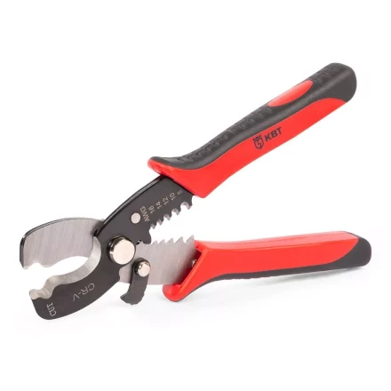 Ножницы для резки проводов КВТ MC-06 до 15 мм с функцией зачистки изоляции (85934) купить в Кургане