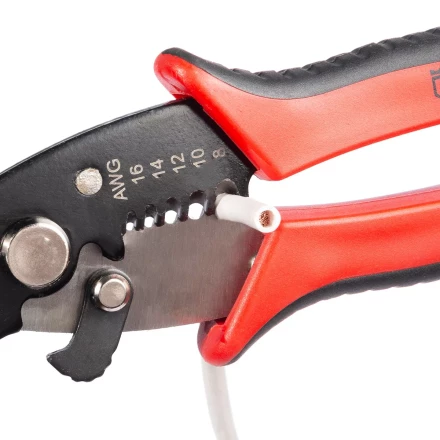 Ножницы для резки проводов КВТ MC-06 до 15 мм с функцией зачистки изоляции (85934) купить в Кургане