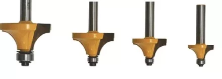 Набор фрез для декоративного применения хвостовик 8 мм 4 штуки 46613 купить в Кургане