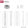 Гайка ЗУБР "МАСТЕР" шестигранная ГОСТ 5927-70, класс прочности 6, оцинкованная,  M12, 5кг 303550-12 купить в Кургане