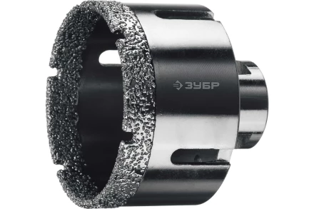 ЗУБР АВК, d 65 мм, (М14, 15 мм кромка), вакуумная алмазная коронка, Профессионал (29865-65) купить в Кургане