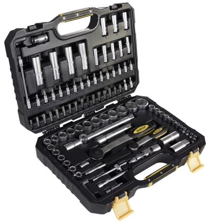 Набор инструмента 94 предметов пластиковый кейс 57057 купить в Кургане