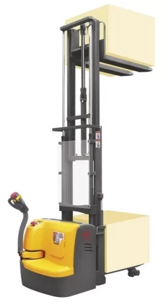 Штабелер самоходный 1,5 т 2,5 м XILIN CDDR15S двухуровневый (сопровождаемый) 24/240 В/Ач 1013699 купить в Кургане