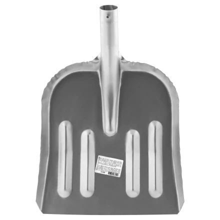 Лопата для уборки снега стальная оцинкованная, 320 х 340 мм, без черенка, Россия 615365 купить в Кургане