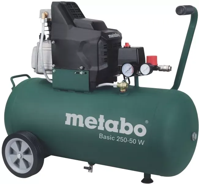Компрессор масляный поршневой прямой привод Metabo Basic 250-50 W купить в Кургане