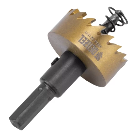 Коронка по металлу HSS, 32 мм, нитридтитановое покрытие Denzel 724109 купить в Кургане