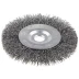 Щетка STAYER дисковая для точильно-шлифовального станка, витая сталь 0,3мм, 175/12,7/16мм 35185-175 купить в Кургане