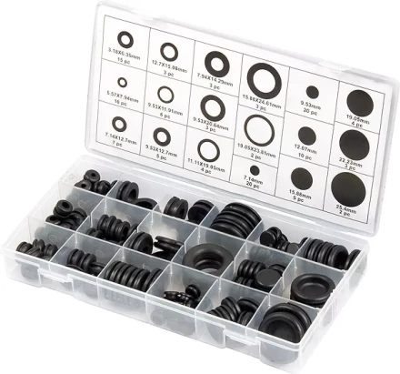 Набор сальников D 6,35 - 25,4 мм 125 предм. (арт. 48107) купить в Кургане