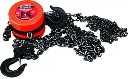 Таль цепная 5 т h  подъема 3 м расстояние между крюками 600 мм  MATRIX 519425 купить в Кургане