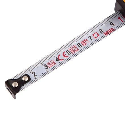 Рулетка Denzel 3м х 13мм, двухкомп. корпус, кнопка-пауза, 31540 купить в Кургане