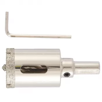 Сверло алмазное по керамограниту 30 х 67 мм 3-гранный хвостовик MATRIX 726303 купить в Кургане