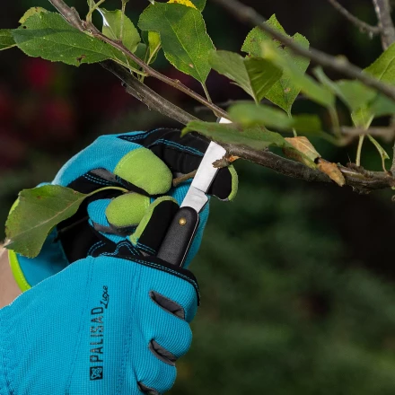 Нож садовый Palisad, 165 мм, складной, копулировочный, пластиковая рукоятка, 790557 купить в Кургане