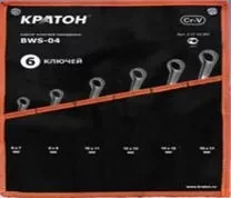 Набор ключей накидных  BWS-06 6 предметов  Кратон 2 27 02 006 купить в Кургане