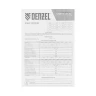 Шнур сетевой Denzel Energy Series, ПВС, 3 м, 2 x 1 мм, с неразборной вилкой, белый, 3 м, 37664 купить в Кургане