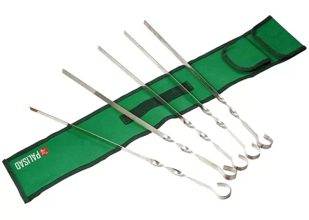 Шампуры с чехлом 60 см 6 шт PALISAD Camping 69577 купить в Кургане