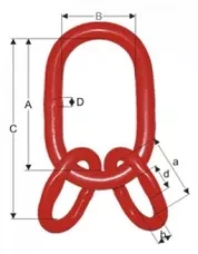 Строп цепной четырехветвевой 4СЦ 4.25 т L=4.5 м 8 кл купить в Кургане