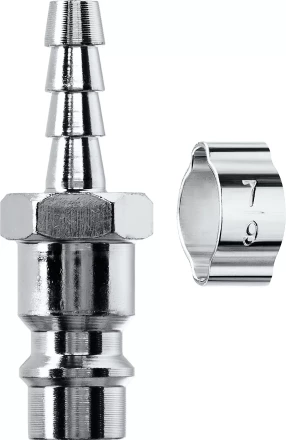 Переходники KRAFTOOL штуцер елочка - рапид штуцер (папа) 06597-06 купить в Кургане