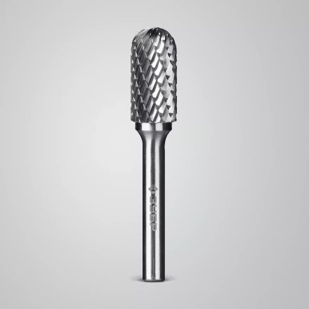 Зубр Твердосплавная борфреза C - цилиндр со сферическим концом, 12 х 25 мм (28802-12-25) купить в Кургане