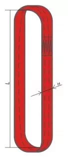 Строп текстильный кольцевой СТК 2 т L=6 м SF6 50 мм купить в Кургане