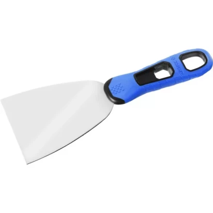 Шпатель ЗУБР "ПРОФЕССИОНАЛ" профилированное нержавеющее полотно, 2к ручка, 80мм 10049-08_z03 купить в Кургане