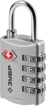 Замок багажный кодовый TSA 4 диска серия ПРОФЕССИОНАЛ купить в Кургане