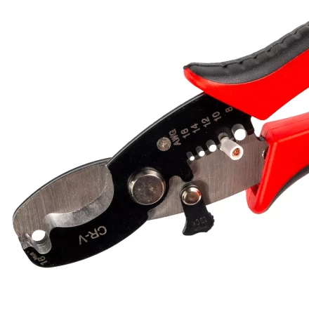 Ножницы для резки проводов КВТ MC-07 до 15 мм с функцией зачистки изоляции (86619) купить в Кургане